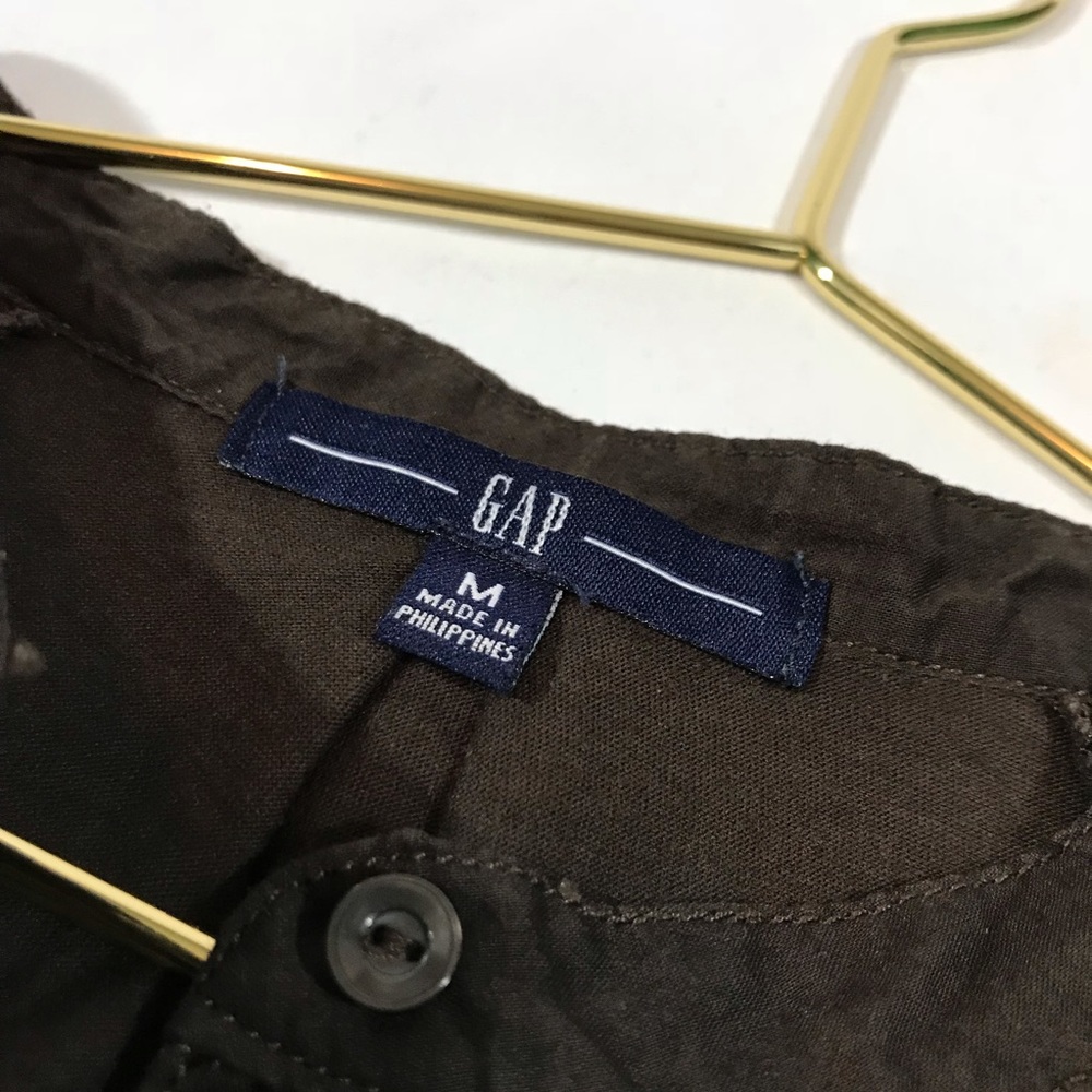 ❌SOLD❌ NWOT GAP Brown Tie-Waist Shirtdress - Picture 7 of 7
